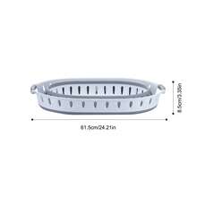 Collapsible Plastic Laundry Basket - Foldable Pop Up Storage Container/Organizer - Portable Basket - Space Saving Hamper/Basket - Light Grey - View 4