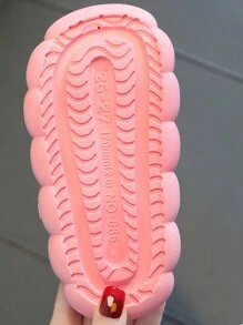 1 Pair Cute Cartoon Sanrio Character Girls' Slippers, Soft Non-Slip Sole, Princess Slippers, Suitable For Summer Outdoor Holiday Beach Wear - Pink - View 5