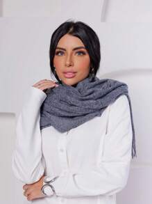 Women's Scarves - 灰色 - 查看 3