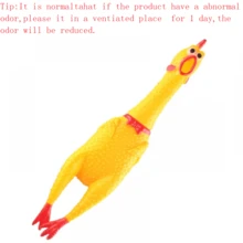 1pc Hot Sell Screaming Chicken Pets Dog Toys 17cm Squeeze Squeaky Sound Funny Toy Safety Rubber For Dogs Molar Chew Toys