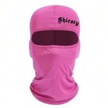 1pc Shiesty Letter Print Balaclava Face Mask Summer Cooling Neck Gaiter UV Protector Motorcycle Ski Scarf For Men/Women - Multicolor - View 9