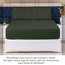 Sheet Sets With Pillowcases - 軍綠色 - 查看 2