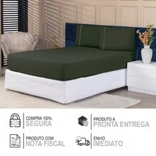 Sheet Sets With Pillowcases - 軍綠色 - 查看 6