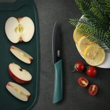 [Free Knife Cover]3pcs Kitchen Knife Set Sharp Cooking Tool For Home With Vegetable And Meat Knives, Suitable For Professional Chef
