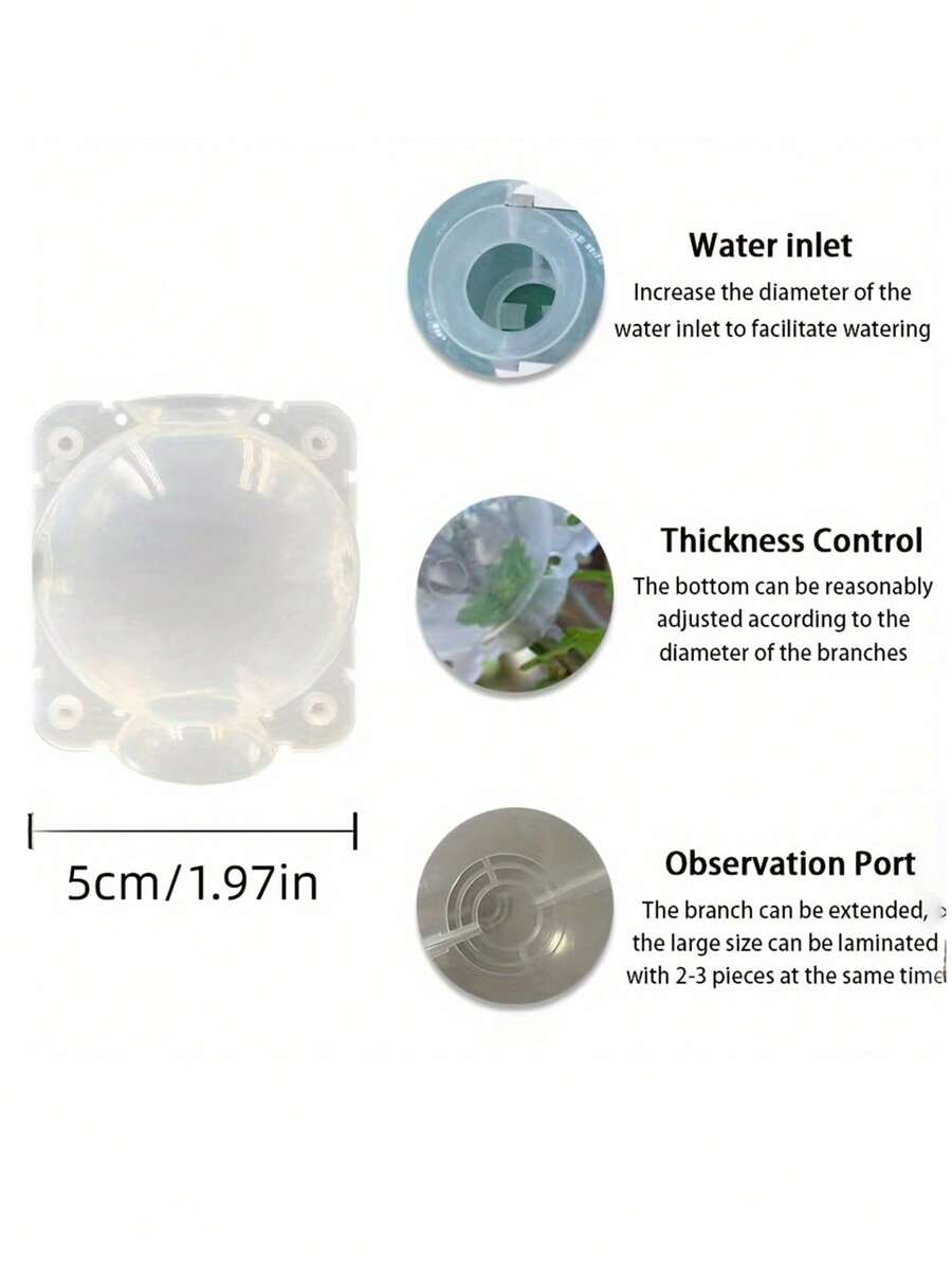 CTForest Bewurzelungsgerät - 6 Stück Pflanzen-Veredelungskugeln Mit Kabelbinder