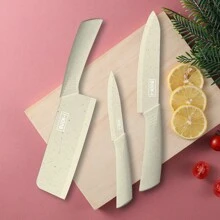 [Includes Knife Cover]3-Piece Home Kitchen Knife Set, Sharp Cooking Tools, Super-Fast For Cutting And Slicing Vegetables, Professional Chef Knives,