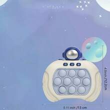 解壓兒童遊戲玩具,手持遊戲適用於兒童6-8,快推遊戲,泡泡壓力點亮遊戲,感官玩具迷你遊戲,生日禮物適用於8-12老男孩,女孩,青少年 - 白色 - 查看 3