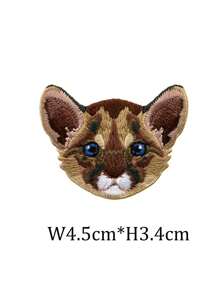 1 Piece Embroidery Fabric Stickers Iron On Rainforest Panda Raccoon Sloth Otter Cute Animal Patch,School Summer, School