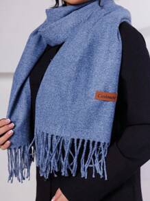 Women's Scarves - 藍色 - 查看 4