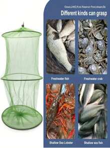 Outdoor-Angeln Anti-Verlust Fisch Wache und Schwimmer - Armeegrün - Übersicht 1