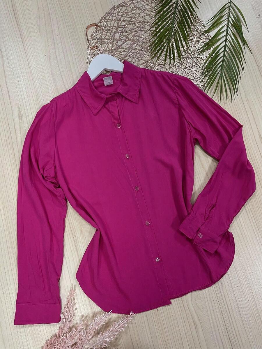 Women Blouses - Hot Pink - View 1