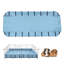 Guinea Pig Cage Bottom Liner, Canavas Rabbit Cage Liner, 48X24 Inches Waterproof And Washable Liner Base For Small Pet Cage - Baby Blue - View 1