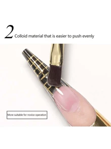 100g/Bottle Painless Light-Cured Extension Gel, Fast Extension, Multi-Functional 3-In-1 Leveling Gel And Rhinestone Glue, Large Capacity, Designed For Nail Salons, Used For Nail Decoration, Compatible With 3D Rhinestones And Flower Decorations - Clear - View 10