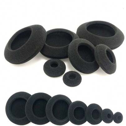 Thick Foam Ear Pad Sponge Replacement Cover For Various Headphones, Protective Cover In Multiple Sizes, Enhance Noise Reduction And Increases Lifespan Of The Headphones.