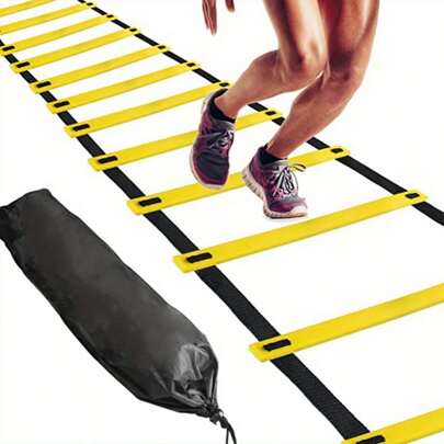 1Pc Ultimate Agility Ladder Speed Training Equipment For Football Training, Footwork, Coordination And Explosiveness,Suitable For Court, Sand, Home Training And Gym