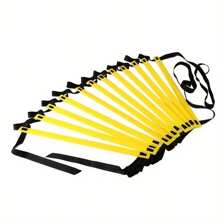 1 件终极敏捷梯速度训练设备，用于足球训练、步法、协调性和爆发力，适用于球场、沙地、家庭训练和健身房