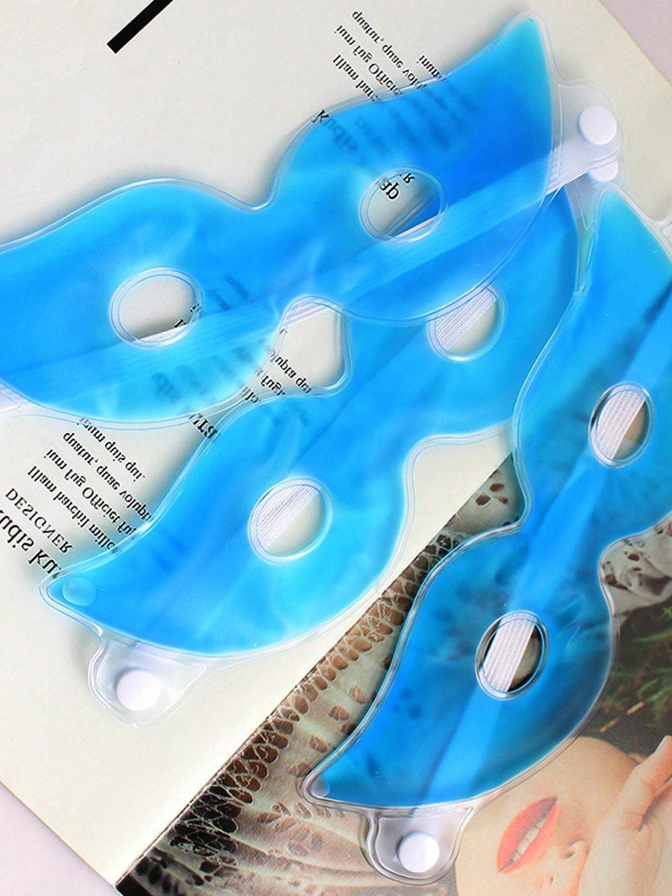 1pc Ice Pack Sleep And Light Blocking Eye Mask (Random Color) Cool