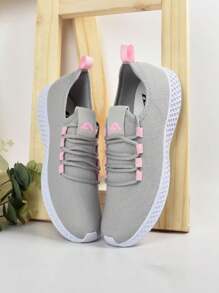 Women Wedge Sneakers - xám - Xem 7