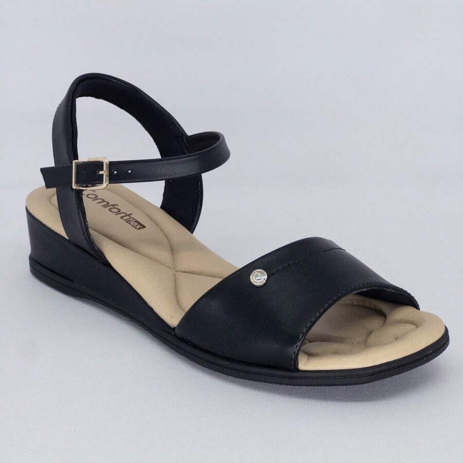 Women Flat Sandals - màu đen - Xem 1