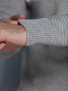 TRICOT DE LUXO Sueter tricot blusa masculino mais grosso links 3 cores