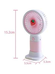 BUYTITI Mini ventilador de Frutas y Flores - Celeste - Ver 3