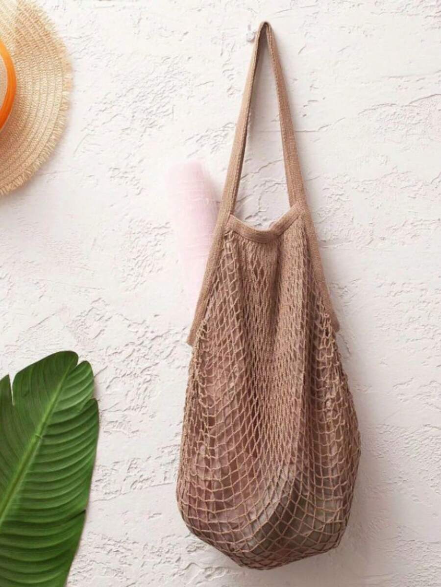 Women Tote Bags - 卡其色 - 查看 1