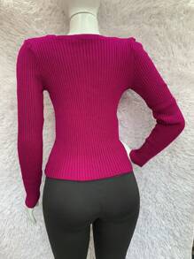 Women Sweaters - Màu tím  Violet - Xem 2