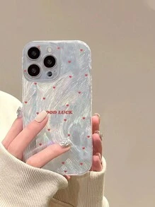 Ốp lưng chống sốc laser gradient cao cấp tương thích với XR, 7/8 - Họa tiết trái tim chấm đỏ, tương thích với 15 Pro Max, 13, 14, 11, Ốp lưng bảo vệ viền TPU mềm sơn tương thích với Galaxy S24, Galaxy S24+, Galaxy S24 Ultra, Galaxy S22, Galaxy A13 4G, Galaxy A52, A52s 5G, Redmi Note 11, 11 Lite - Nhiều màu - Xem 1