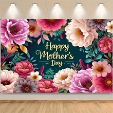 1 Miếng Ngày lễ Mẹ Đạo cụ chụp ảnh Băng rôn - Polyester Buổi tiệc Và Nhà  Trang trí tường Quân nhu - Nhiều màu - Xem 10