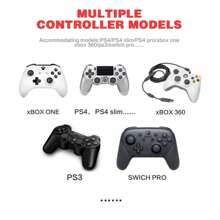 DATA FROG DATA FROG Bag Controller Case Compatible With PS4 PS3 Playstation PS 5 4 3 Xb0x Series One S X Switch Pro Protective Carrying Case