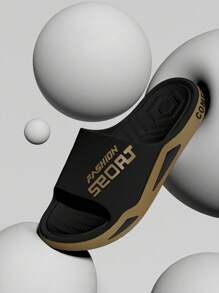 Men's Slip-On Sandals, Summer Outdoor/Indoor Non-Slip Comfortable Slide Sandals For Walking, Beach