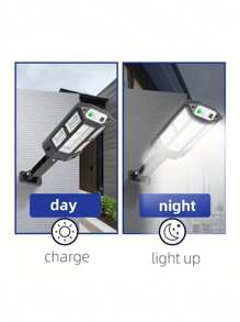 1 pieza Lámpara solar de pared con sensor de movimiento de 43 LED, resistente al agua con IP65 y 3 modos de iluminación para jardín exterior, , calle, patio, entrada de vehículos y patio