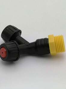 4 Points Plastic Double Head Fogging Y-Shaped Nozzle Water Spray Nozzle For Dust Control, Temperature Reduction And Humidification On Construction Sites - Black - View 4