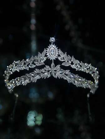 A Bridal Wedding Crown Hair Accessory Crystal Tiara With New Style Rhinestone Headband Halloween