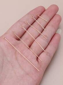 100入組眼型頭簪，用於珠寶配件製作DIY耳環 - KC金 KC - 查看 4