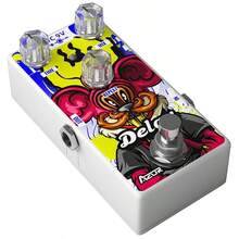 Số Trì hoãn Đàn ghi ta Hiệu ứng Chuột Retro Duy nhất Trì hoãn Đối với Điện lực Đàn ghi ta - trắng - Xem 7