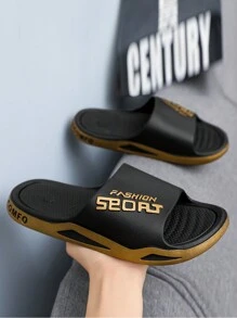 Men's Slip-On Sandals, Summer Outdoor/Indoor Non-Slip Comfortable Slide Sandals For Walking, Beach