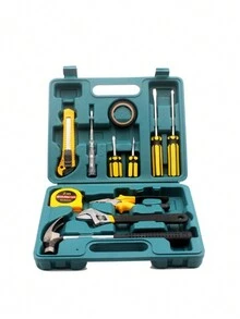 Kit De Herramientas Básicas Para Uso Doméstico 11 Piezas - Verde - Ver 4