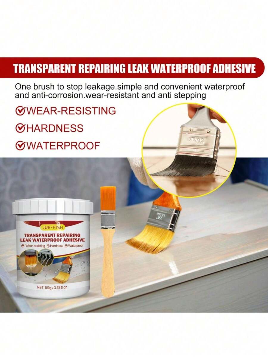 A Set Of Transparent Bathroom Floor Sealer Waterproof Coating With ...