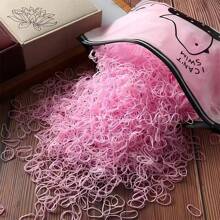 1000pcs Cute Small Soft High Elasticity Hair Ties, Suitable For Pet Fur And Girls' Braids