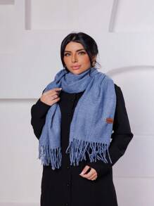 Women's Scarves - 藍色 - 查看 3