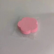 10pcs Face Cleaning Sponge Pad For Exfoliator Mask Facial SPA Massage Makeup Removal Thicker Compress Natural Cellulose Reusable - Pink - View 7