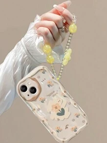 带手机挂饰夏季可爱卡通配件黄色花朵防摔手机壳兼容iPhone15 / XR / 7/8 iPhone15Promax / 12PROMAX / 13PROMAX / 14PROMAX Apple13手机壳14 RedMi10 RedMiNote114G Redmi11Lite A14 / A23 / S23Ultra防摔软壳手机壳防水防震防刮 - 彩色 - 查看 5