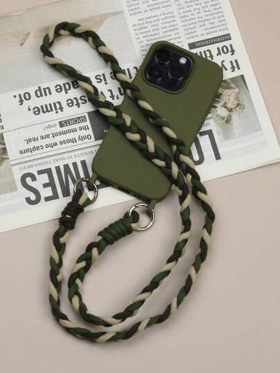 Modische Outdoor-Handyhülle mit Stoßschutz und Umhängegurt, kompatibel mit Apple iPhone 13, 15, 16 Pro Max