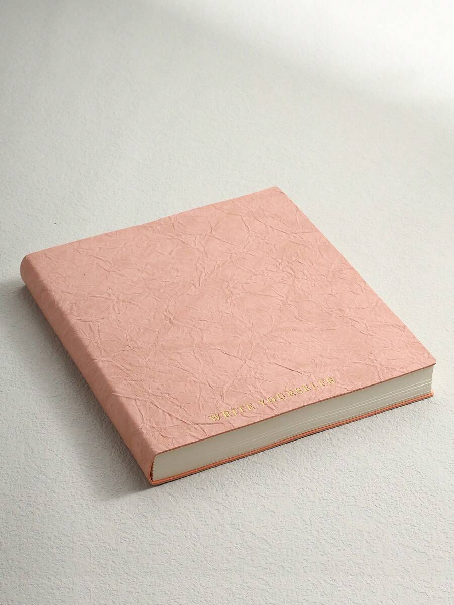 Un cuaderno rosa en blanco para estudiantes - Rosa - Ver 1