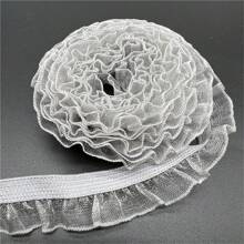 1 Máy Tính 2 Thước 16 Mm Tập Hợp Ren Ruy Băng Co Giãn Gấp Trên Spandex Co Giãn May Viền Ren Thắt Lưng may Phụ Kiện - Chọn màu sắc - Xem 5