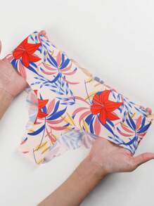 MEIYATING 18入組女式無縫內衣，舒適透氣的冰絲日常穿著，低腰藝術印花時尚設計 - 彩色 - 查看 3