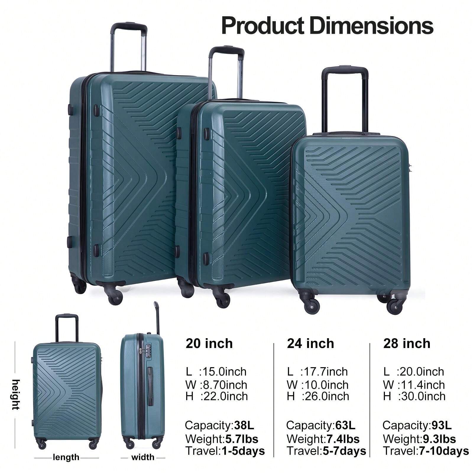 ELLE Diamond 67 cm Moyenne Valise de voyage 8 Roues Argent