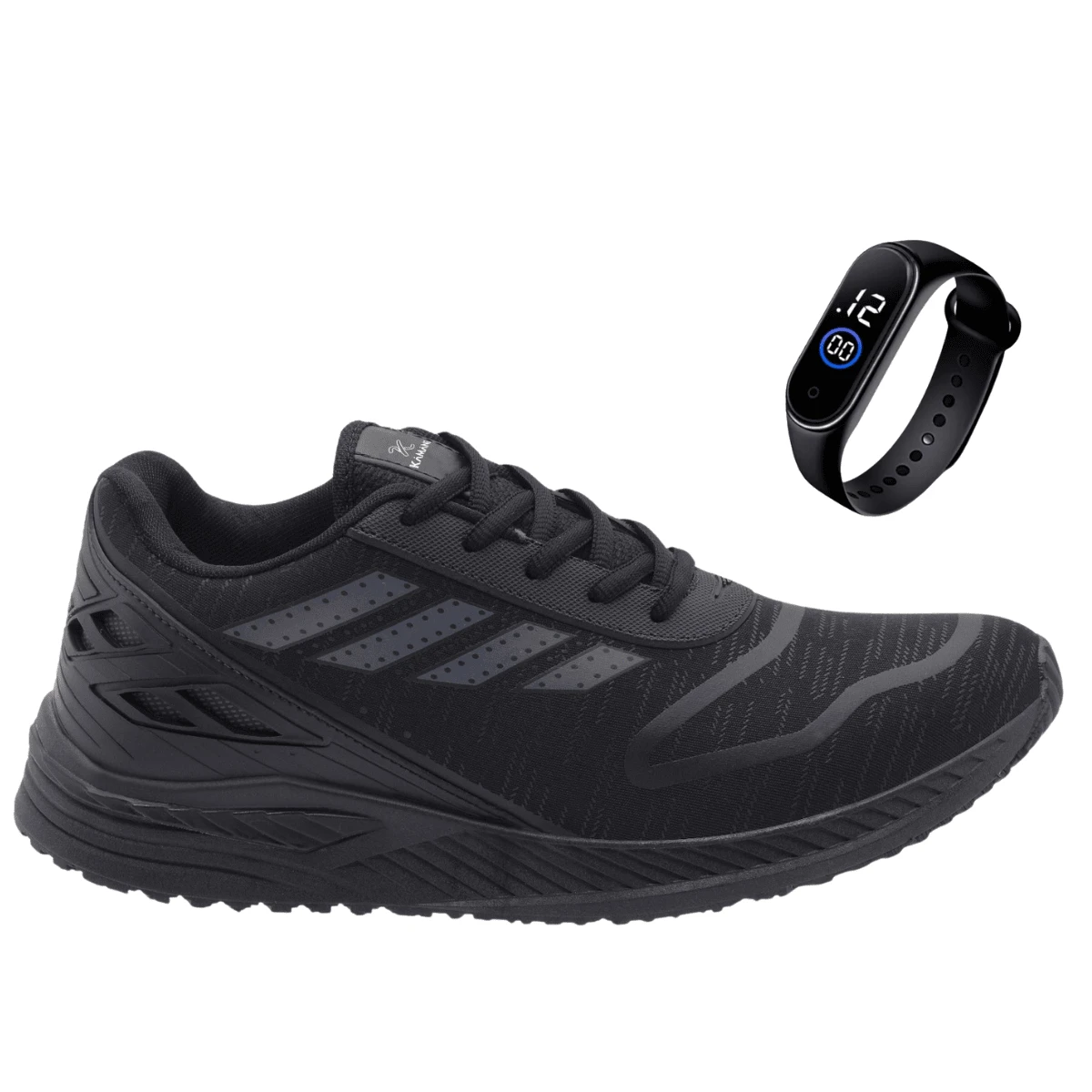 Men Sneakers - 黑色 - 查看 1