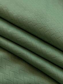 一片抹茶綠色魚鱗紋遮光窗簾，現代風格的聚酯纖維遮光窗簾，適用於家庭臥室和客廳，適合小窗戶的最小尺寸 - 綠色 - 查看 7